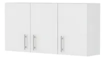 Comprar Alacena 1.20 Mts. Mueble De Cocina 3 Puertas Melamina Blanco