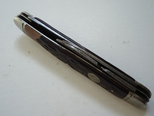 Imagem 9 de 10 de Canivete Antigo 8573 Boker U.s.a- 3 Lâminas Timbrado Coleção