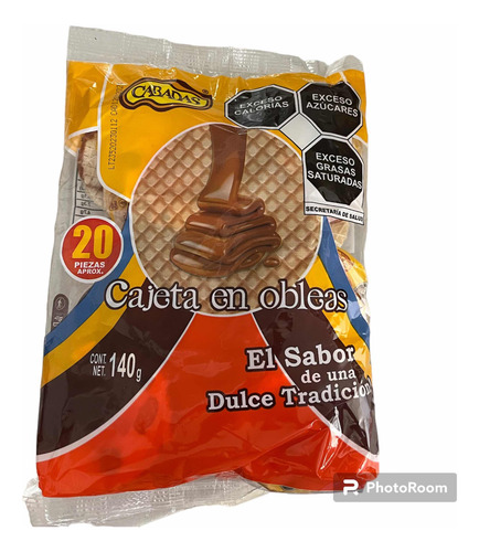 Cajeta En Obleas Cabadas 20pz