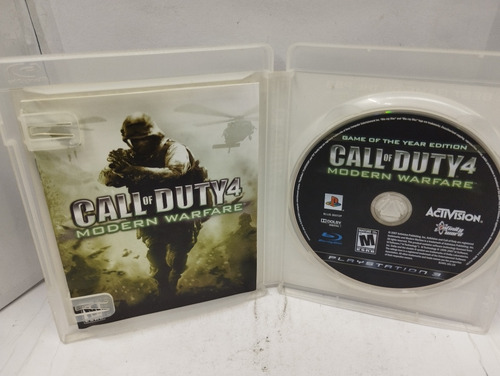 Call Of Duty 4 Modern Warfare De Play 3 Original (Usado)