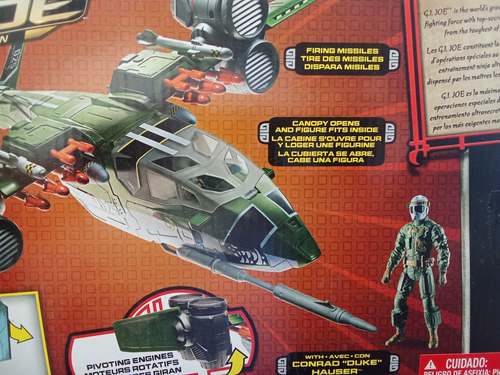 Ghost Hawk 2 With Duke Hauser 2010 Gi Joe Retaliation (Usado)