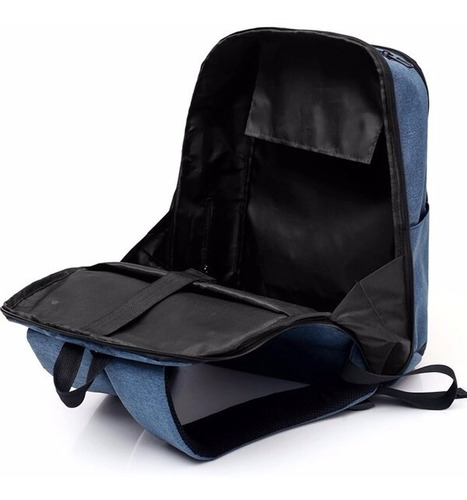 Imagen 5 de 5 de Mochila Con Puerto Usb Y Conector Para Auriculares Notebook