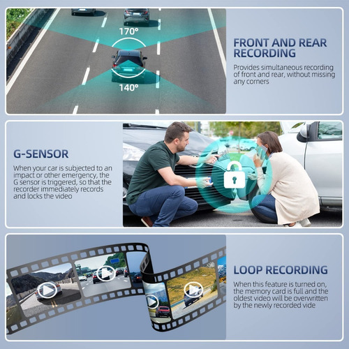 Camara De Seguridad Para Carro, Cabina Y Exteriores, Retroce