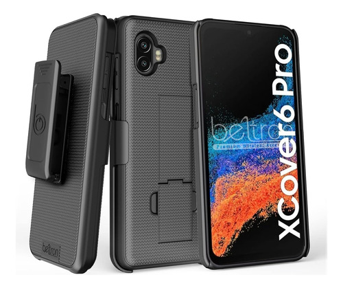 Beltron Galaxy Xcover6 Pro Funda Con Clip, Funda Resistente