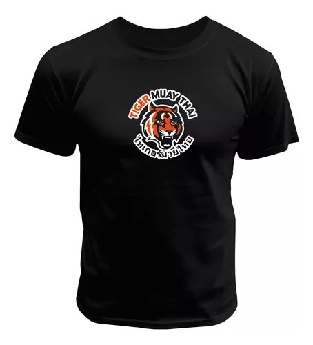 Remera Tiger Muay Thai Kick Boxing Unisex