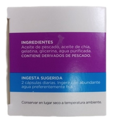Imagen 4 de 5 de Omega 3 Dúo 1000mg Vitamin Way 60 Cápsulas