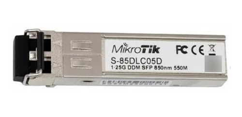 Modulo Sfp Mikrotik De Fibra Multimodo Gigabit 550mts Lc 850