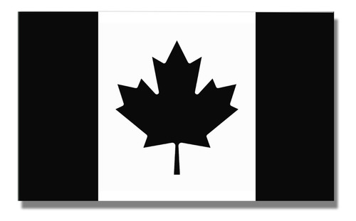 Bandera De Canadá Sticker Calcomanía Táctica 12.7cm X 7.62cm