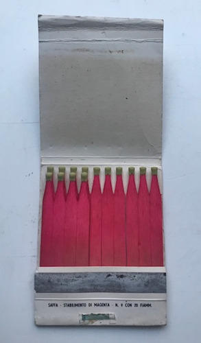 Fósforos Estuche San Pietro Roma (14 Fósforos Largos) 1964