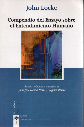 Compendio Del Ensayo Sobre El Entendimiento Humano John Lock