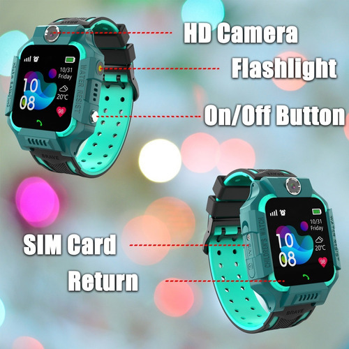 Smartwatch Pthtechus Y19 Con Música Y Juegos Para Niños Color De La Caja Azul