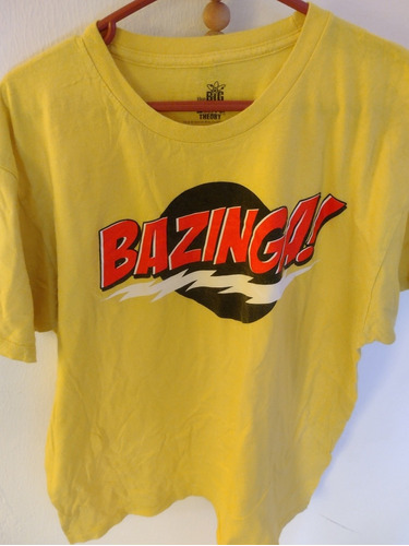 Playera Americana Bazzinga The Big Bang Theory Talla L