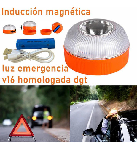 Para Luz De Emergencia V16, Señal De Luz Estroboscópica,