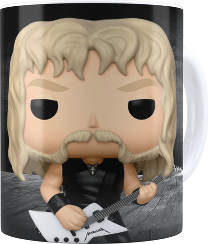 Taza Ceramica Premium Banda Metallica Funkos