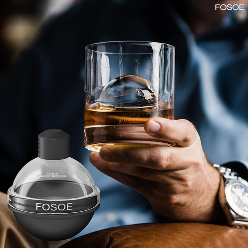 Moldes De Silicona Para Bolas De Hielo Para Whisky, Juego...