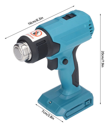 F Pistola Térmica Inalámbrica Abs De Plástico Portátil