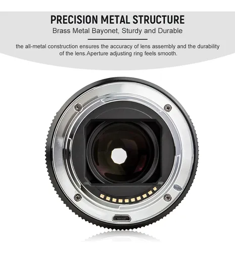 Lente Viltrox 33 Mm F/1.4 F1.4 F1.4 Con Montura E Aps-c Para Cámara Sony A6500 A6300 A6000 A6400 A6100 A5100 A6100 A6600