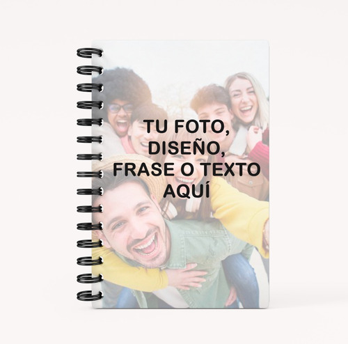 Cuaderno Personalizado 2 Tapas Dura A5 80 Hojas Anillado