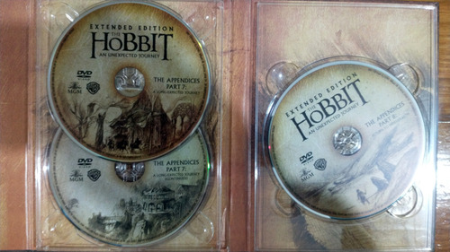 El Hobbit: Un Viaje Inesperado (extended 5 Dvd) Zona 1 Y 4 (Usado)