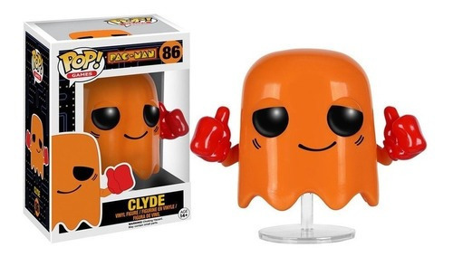 Funko Pop Clyde Fantasma Naranja Pac-man Games