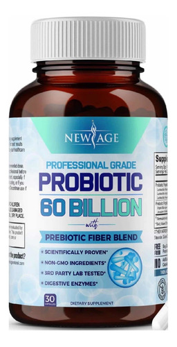Imagen 2 de 3 de Revista Probiotico 60 Billones 30 Cáp