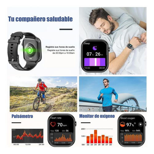 Smartwatch Reloj Inteligente Hombre - Llamadas Bluetooth