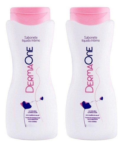 Kit Sabonete Líquido Íntimo Dermaone 200ml Uso Diário 2un