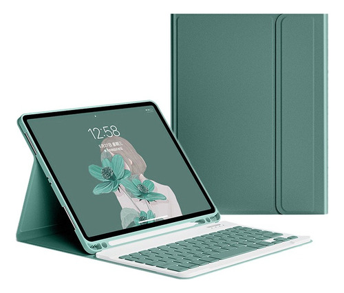 Funda For Tableta Con Teclado For iPad 10,2'' 9.ª 8.ª 7.ª