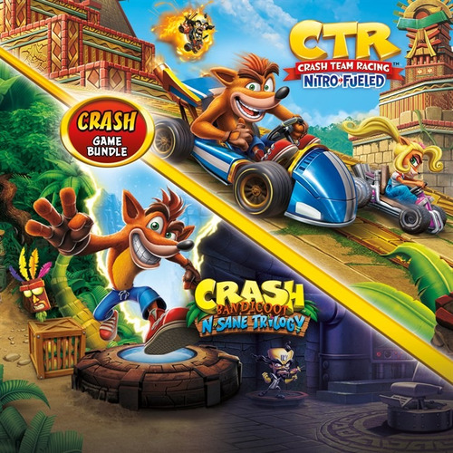 Lote Crash Bandicoot: N Sane Trilogy + Ctr Nitro-fueled Xbox (Reacondicionado)