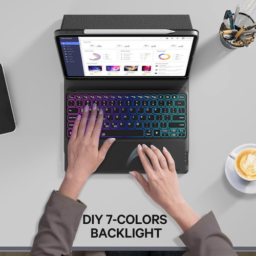 B Funda Teclado Touchpad +mouse Lapiz Para Galaxy Tab S9