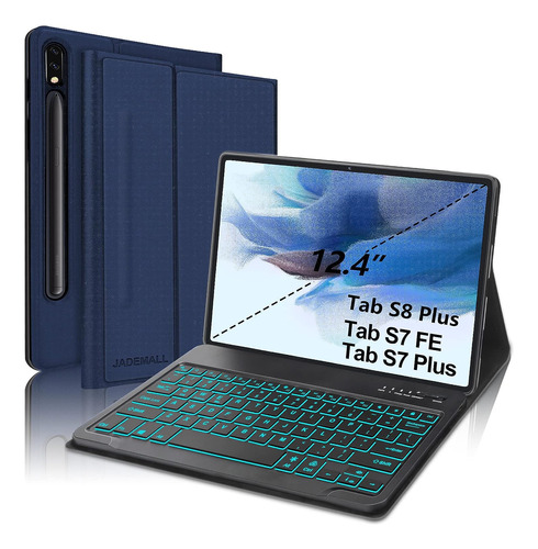 Funda Para Samsung Galaxy Tab S8+, Bluetooth/con Teclado