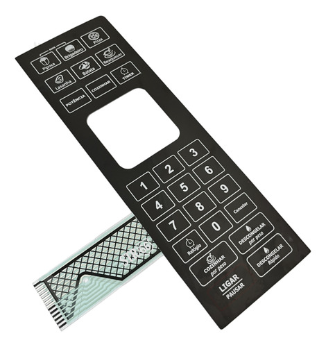 Membrana Teclado Microondas Compatível Com Philco Pme25 Espelhada Loja Str66