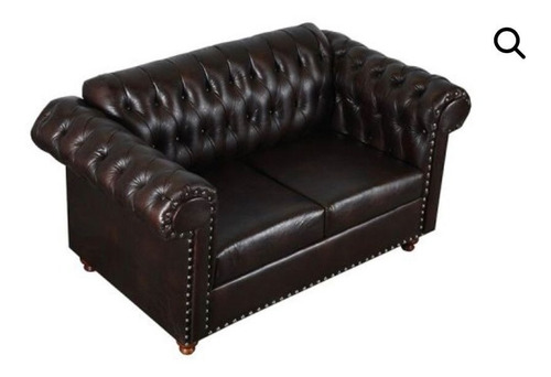 Imagen 2 de 6 de Sofá Loveseat Capitonado Vintage Tactopiel