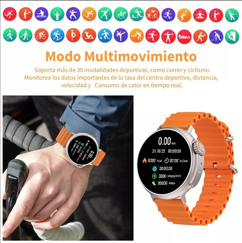 Reloj Inteligente Nfc Serie Ultra Para Hombre Y Mujer Call S