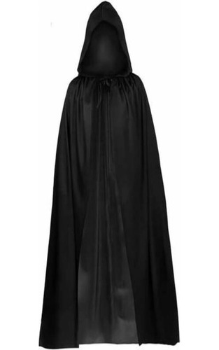Capa Negra 120cm Halloween