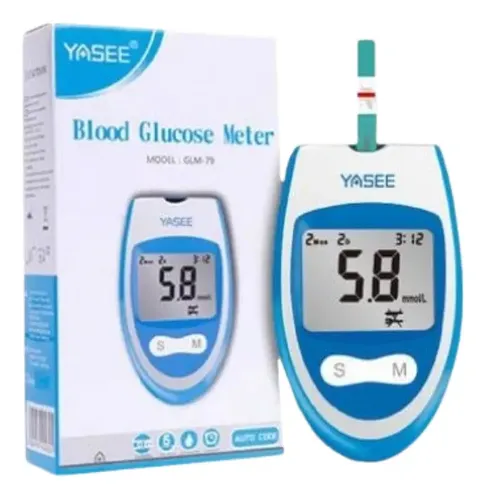 Glucómetro Digital Monitoreo Azúcar Control Salud Portátil