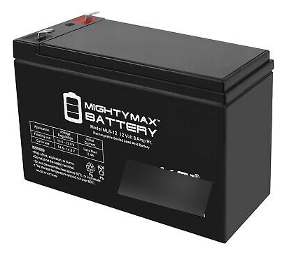 Mighty Max 12v 8ah Battery Replacement For Texas Hunter  Eed