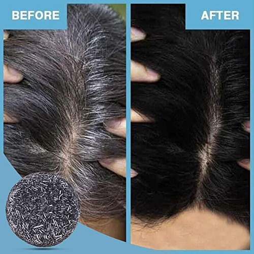 Shampoo Escurecedor De Carvão De Bambu De 3 Peças, Sa