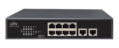 Uniview Nsw2010-10t-poe-in, Switch Poe 8 Puertos, 2up, 120w