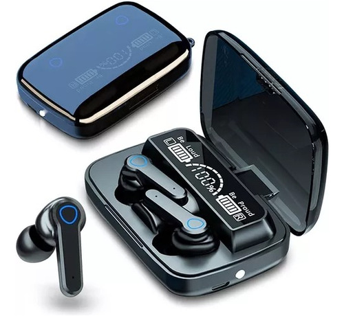 Audífonos Bluetooth + Banco De Energía  2000 Mah + Linterna