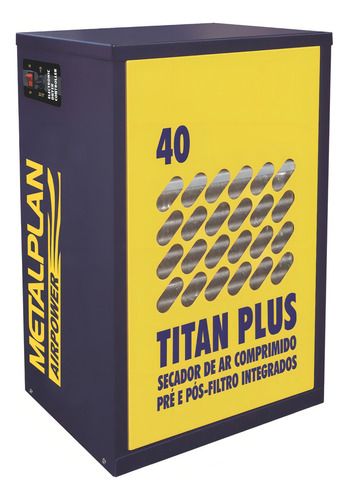Secador De Ar Comprimido 12, 3 Bar Titan-40p 220v Metalplan