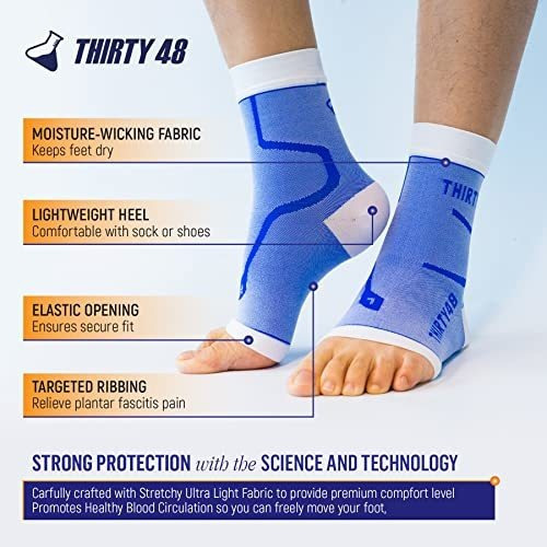 Thirty48 Calcetines Para Fascitis Plantar, Mangas De Compres