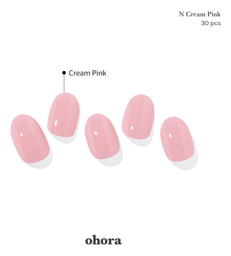 Ohora Juego De 3 Tiras De Uñas De Gel Semicuradas (n Algodón