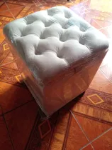 Comprar Asiento Baúl De Madera Y Capitoneado - Beige
