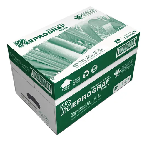 Resma Carta Bond 75gr, 500 Hojas, Caja X 10 Reprograf