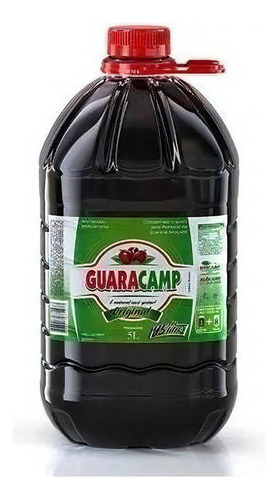 Xarope Guaracamp Guarana Natural 5 Litros- 1 Bombona