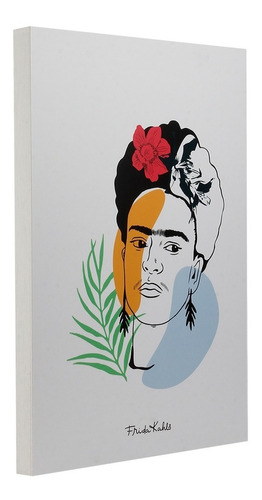 Cuadro Frida Kahlo Blanco