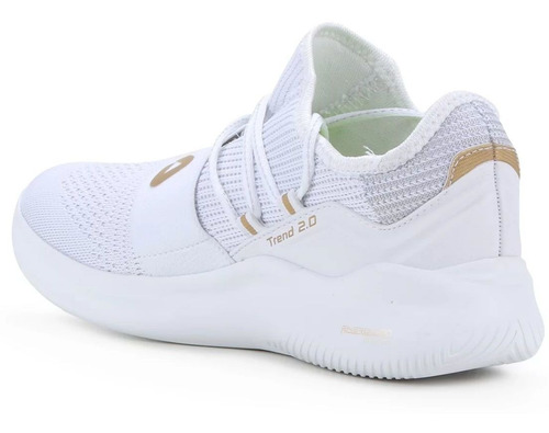 Imagem 4 de 5 de Tênis Feminino Fila Trend Corrida Academia F02st004 Branco