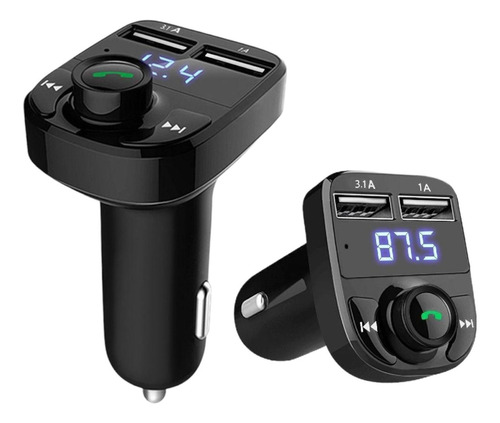 Transmisor Fm Bluetooth Micro Sd Cargador De Carro