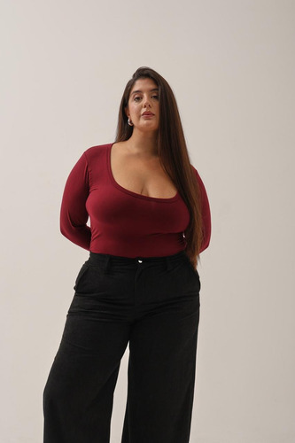 Top Manga Larga Pupera Ralna Mujer Naif
